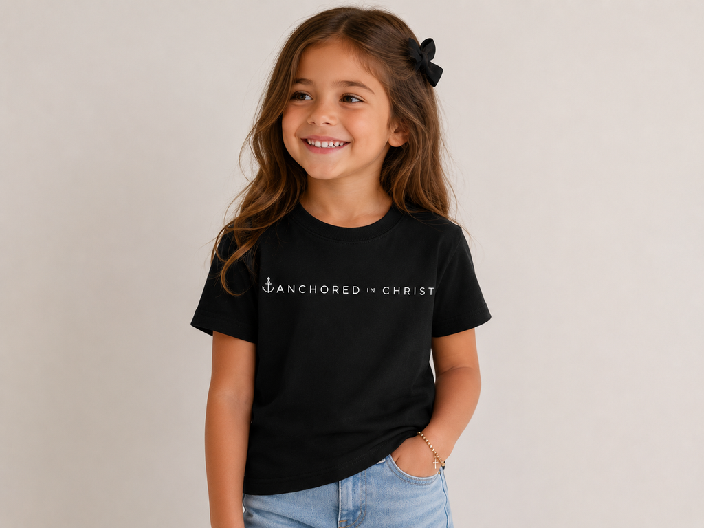Anchored In Christ Kids T-Shirt